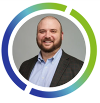 Nate New Headshot with World Circle