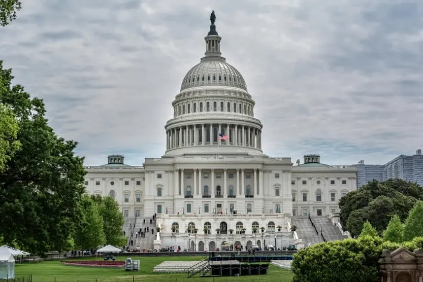 The west front of the U.S. Capitol building